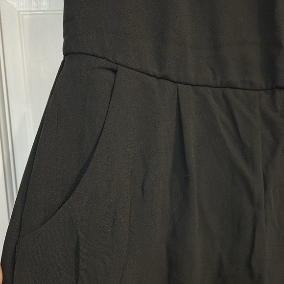 Beautiful Black Dressier Romper - sz L - Picture 3 of 9